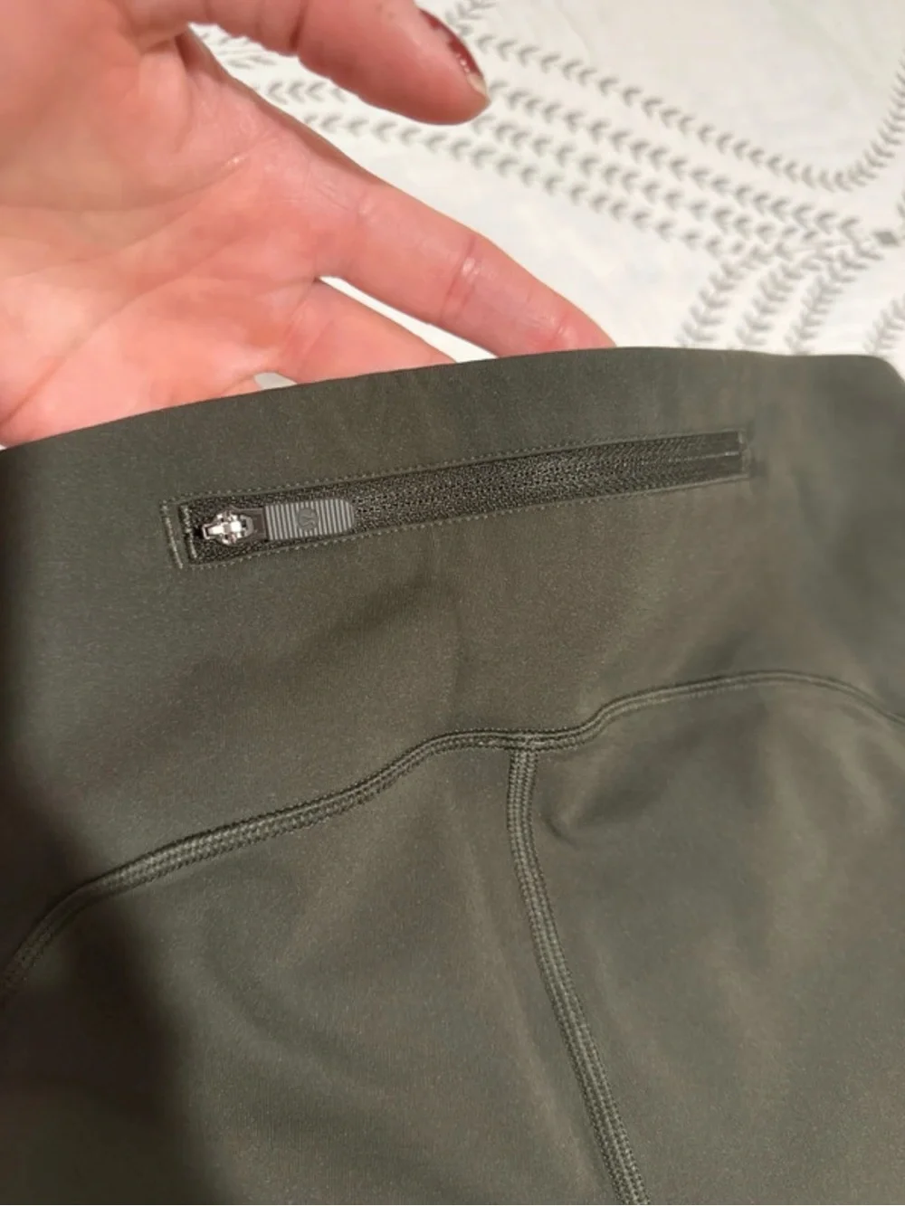 lululemon athletica Olive Green Performance Leggings